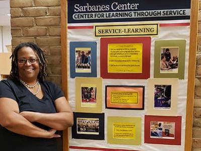 Tresa Ballard with AACC's Center for Service Learning